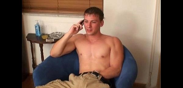  Super college guy having phonesex  gay porno
